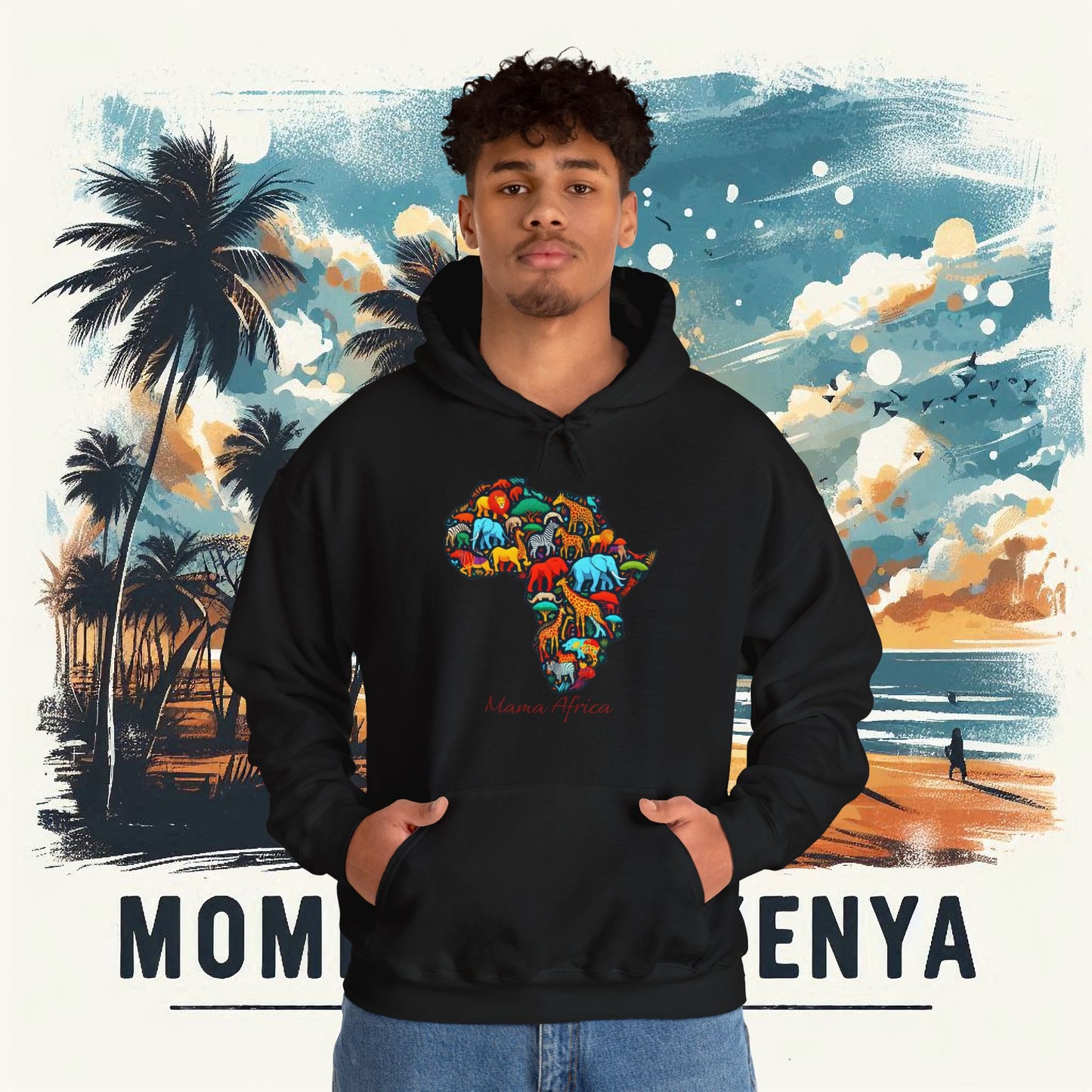 Mama Africa Unisex Heavy Blend™ Hooded Sweatshirt