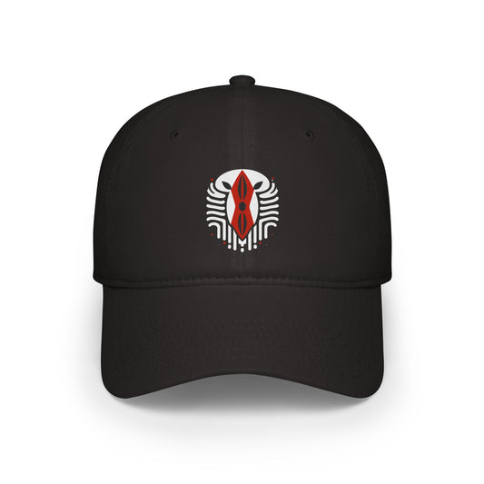 Kenyan Shield Baseball Cap — Low Profile Black Hat