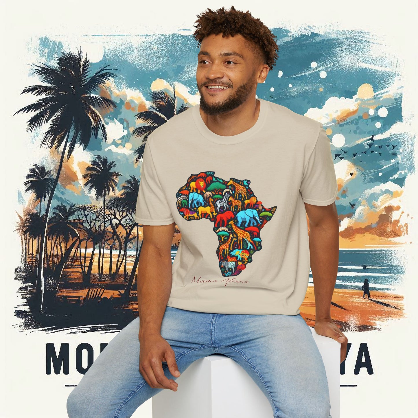 Mama Africa   Unisex Softstyle T-Shirt