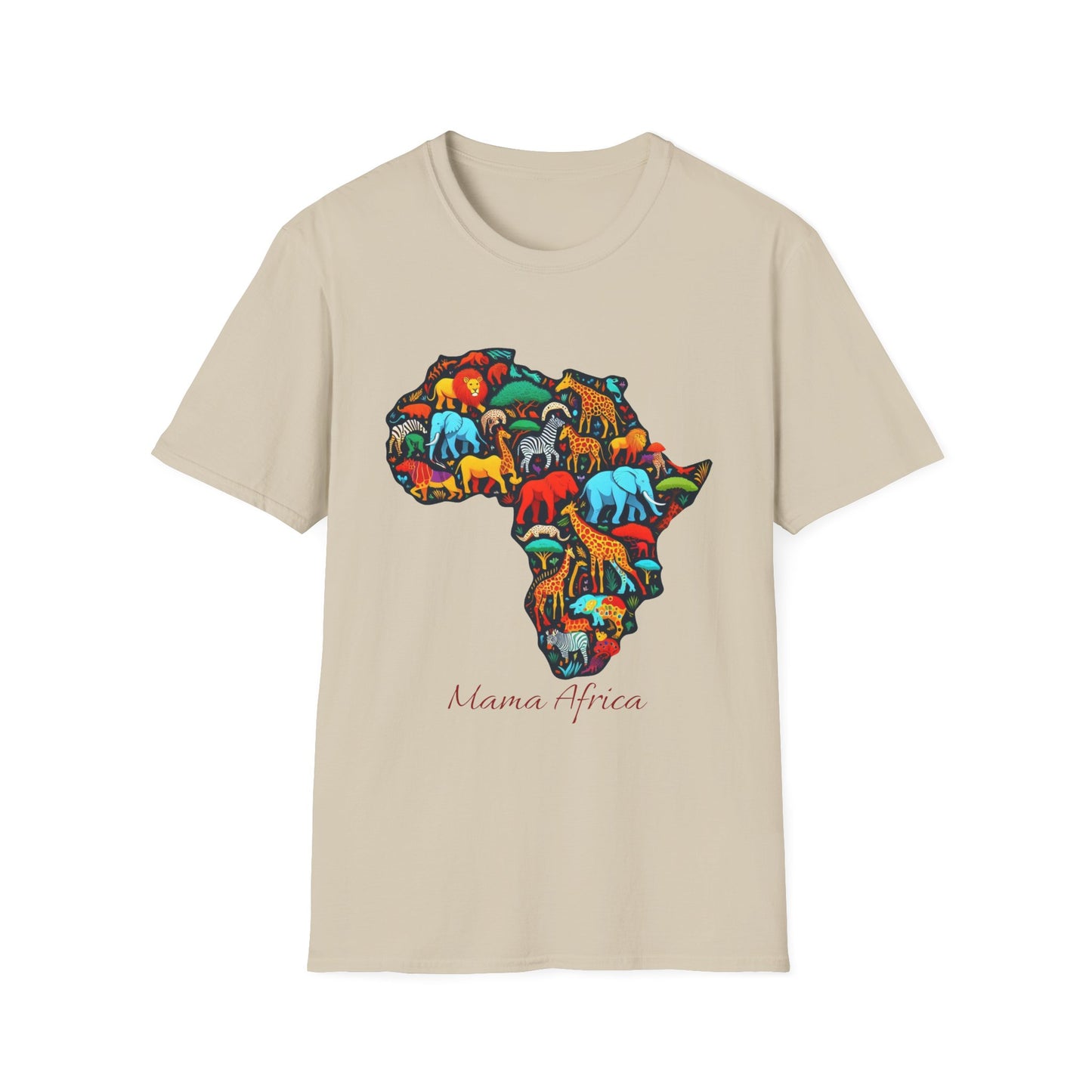 Mama Africa   Unisex Softstyle T-Shirt