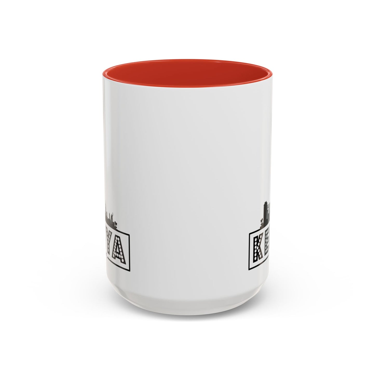 Black Kenyan Flag Map Coffee Mug | 11oz & 15oz