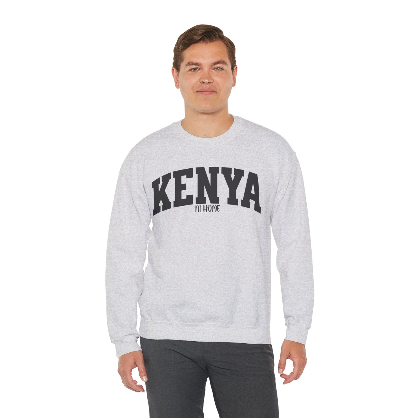 Kenya Campus Crewneck Sweatshirt — Vintage Collegiate Kenya Pullover